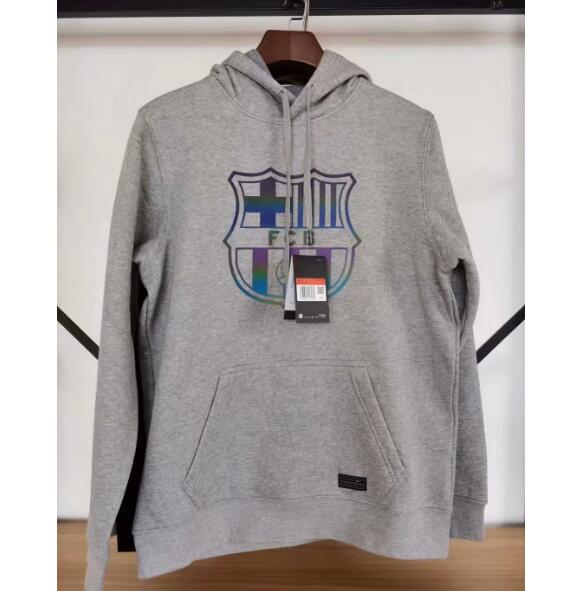 Barcelona Grey Hoody Sweater Top 2020/21